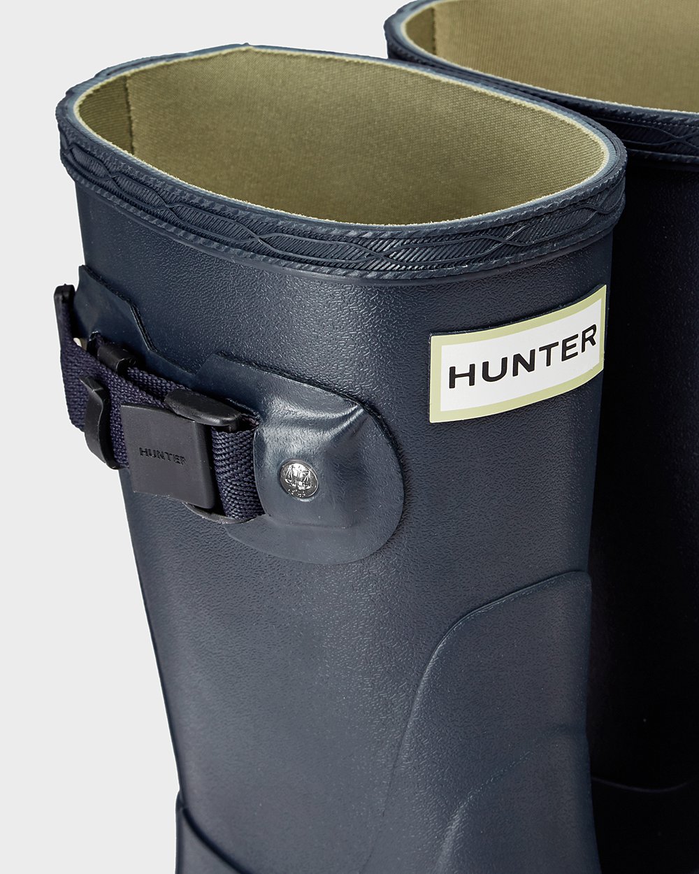 Hunter Norris Field Short Rain Boots - Online Store Womens Navy - ITYAQL680